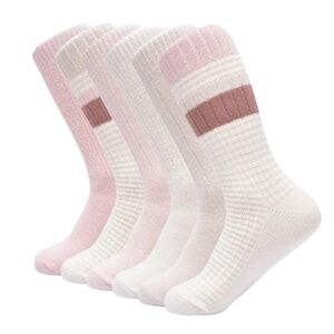 LUCKY BRAND Ladies' Super Soft Boot Sock, 6-pair assorted Pink pack NWT NEW